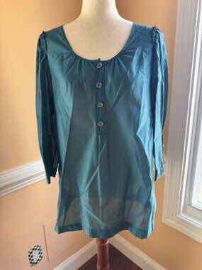 100% Authentic Burberry Brit Blue shirt, Sz M